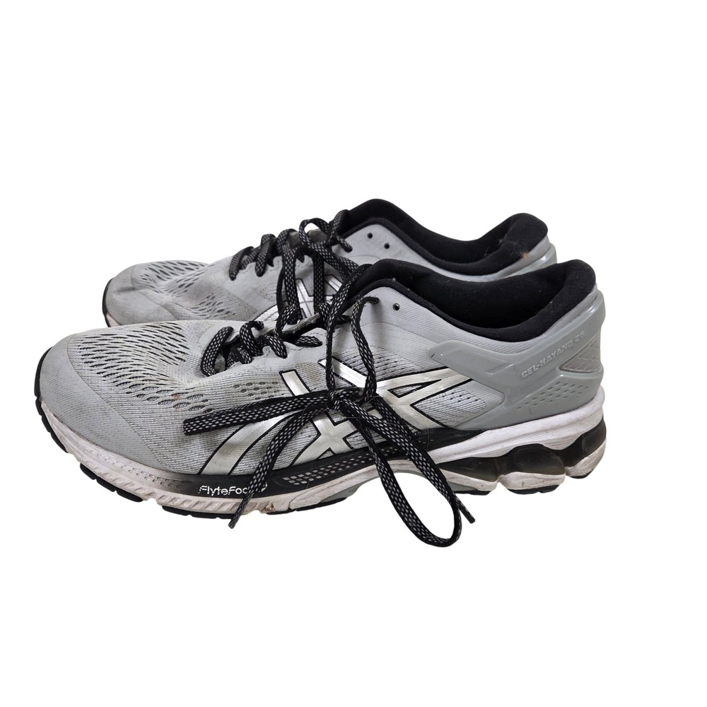ASICS GEL-Kayano 25 Mens‎ Running Shoes 8.5 Glacier Grey Black 1011A541
